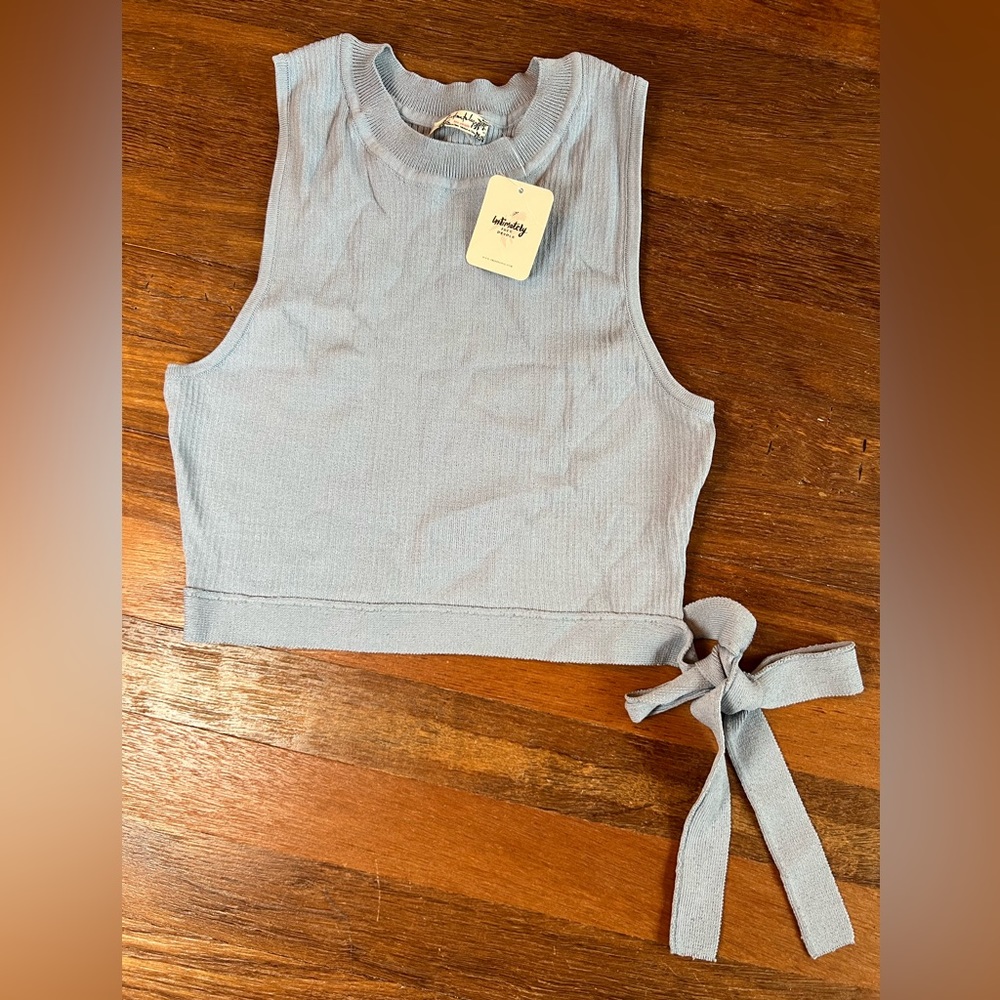 NWT- Free People Tank with side tie- Size Small